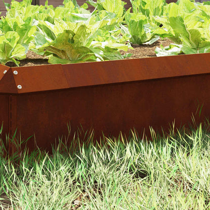 Recinto per lumache Ruggine 50 x 3,5 x 25 cm | homemem39