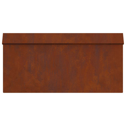 Recinto per lumache 16 pcs Ruggine 50 x 3,5 x 25 cm | homemem39