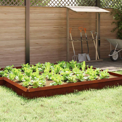 Recinto per lumache Ruggine 100 x 3,5 x 25 cm | homemem39
