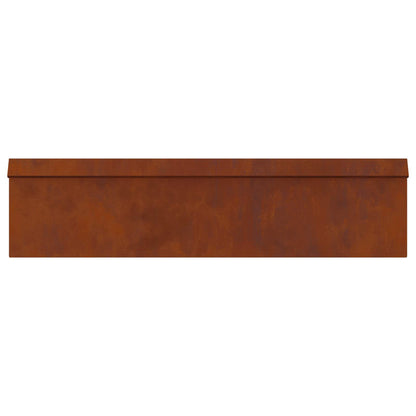 Recinto per lumache Ruggine 100 x 3,5 x 25 cm | homemem39
