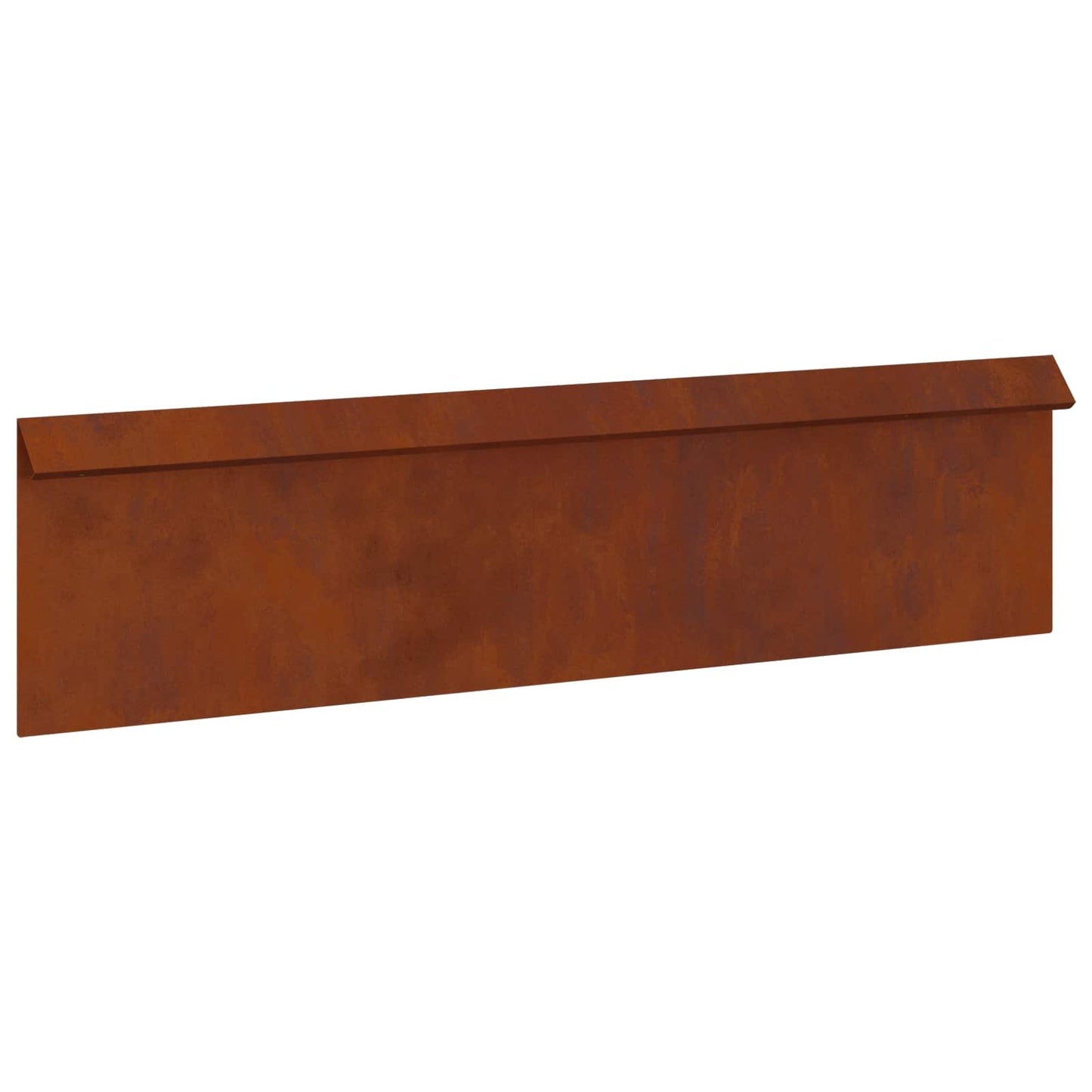 Recinto per lumache 4 pcs Ruggine 100 x 3,5 x 25 cm | homemem39