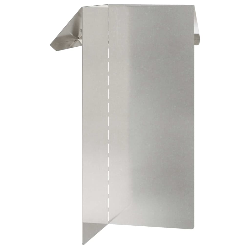 Recinto per lumache 4 pcs Argento 13,5 x 13,5 x 25 cm