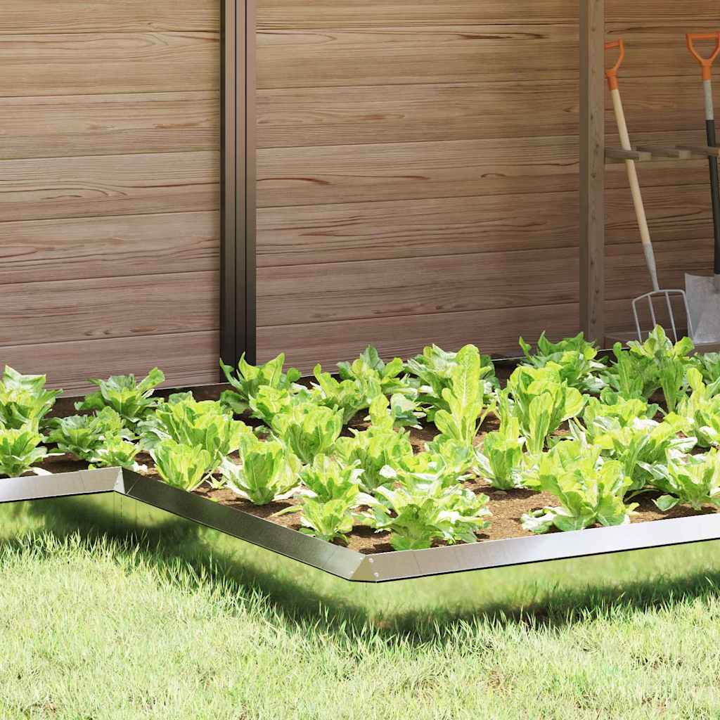 Recinto per lumache Argento 13,5 x 13,5 x 25 cm Acciaio zincato