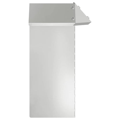 Recinto per lumache Argento 13,5 x 13,5 x 25 cm Acciaio zincato