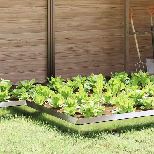 Recinto per lumache 4 pcs Argento 13,5 x 13,5 x 25 cm