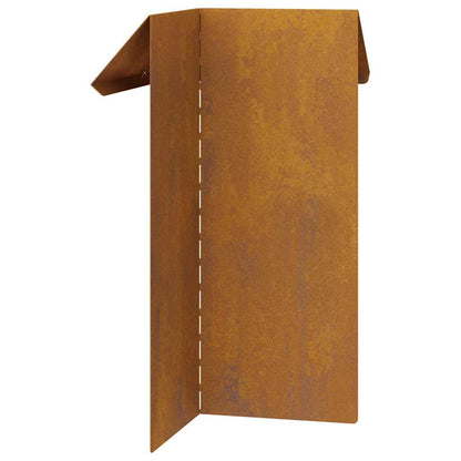 Recinto per lumache 4 pcs Ruggine 13,5 x 13,5 x 25 cm