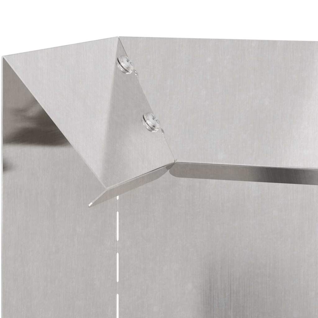 Recinto per lumache 4 pcs Argento 10 x 10 x 25 cm