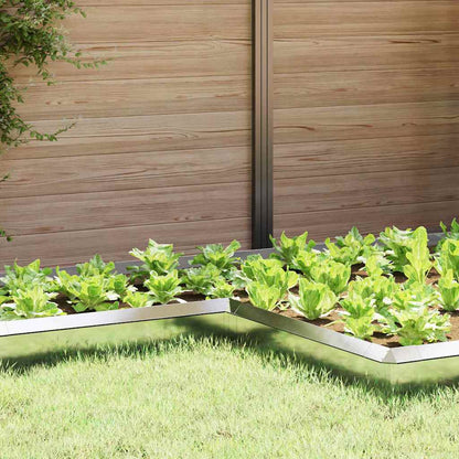 Recinto per lumache 4 pcs Argento 10 x 10 x 25 cm