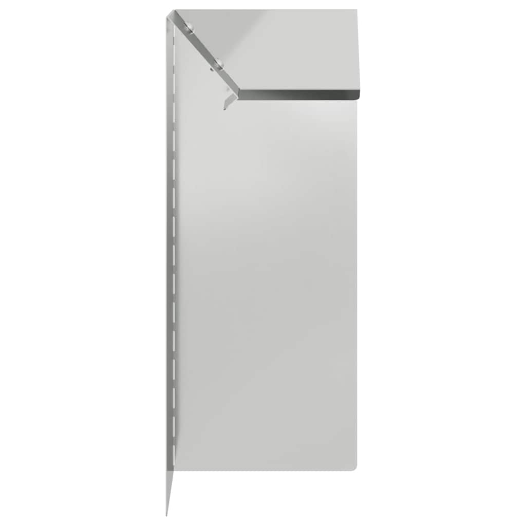 Recinto per lumache 4 pcs Argento 10 x 10 x 25 cm