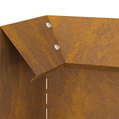 Recinto per lumache 4 pcs Ruggine 10 x 10 x 25 cm