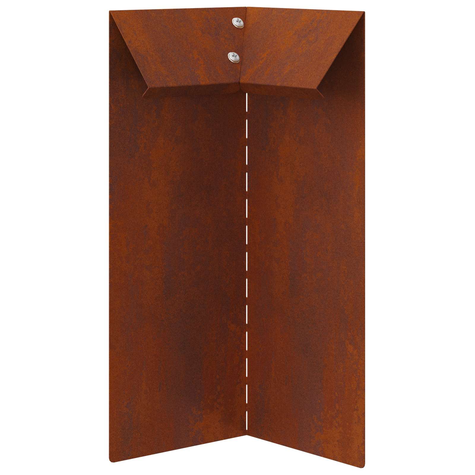 Recinto per lumache 4 pcs Ruggine 10 x 10 x 25 cm | homemem39
