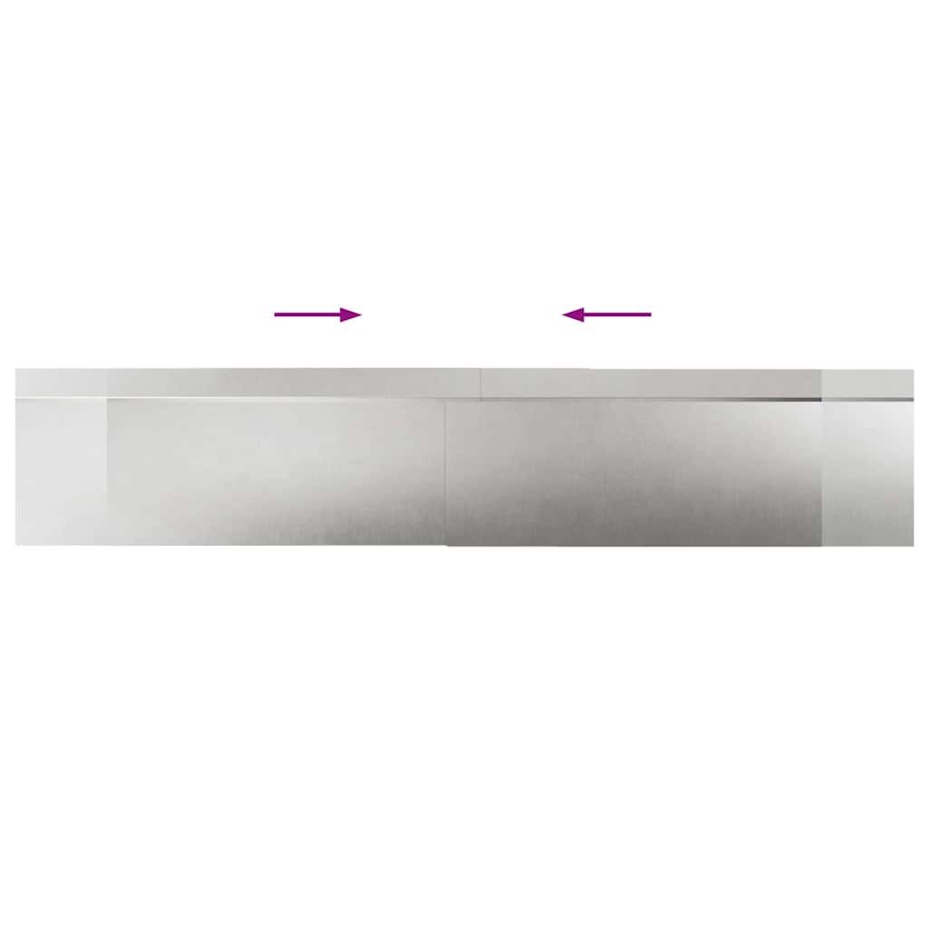 Recinzioni per lumache 8 pcs Argento Acciaio inossidabile