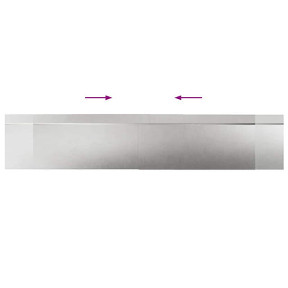 Recinzioni per lumache 8 pcs Argento Acciaio inossidabile | homemem39