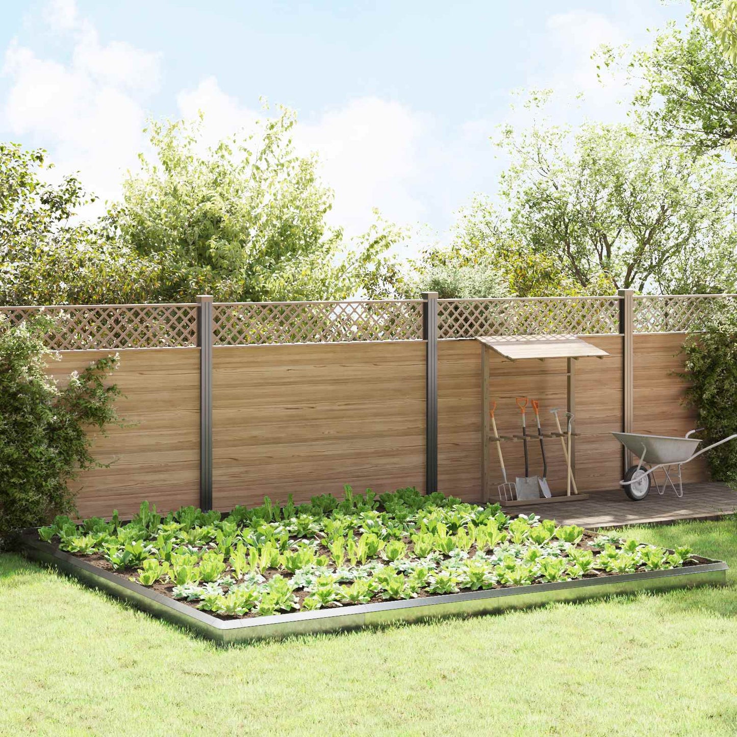 Recinzioni per lumache 20 pcs Argento Acciaio zincato