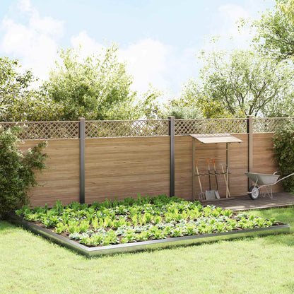 Recinzioni per lumache 20 pcs Argento Acciaio zincato