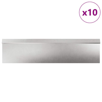 Recinzioni per lumache 16 pcs Argento Acciaio inossidabile