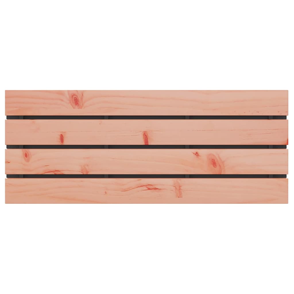 Panchina da giardino Nero 100 x 40 x 43 cm Acciaio