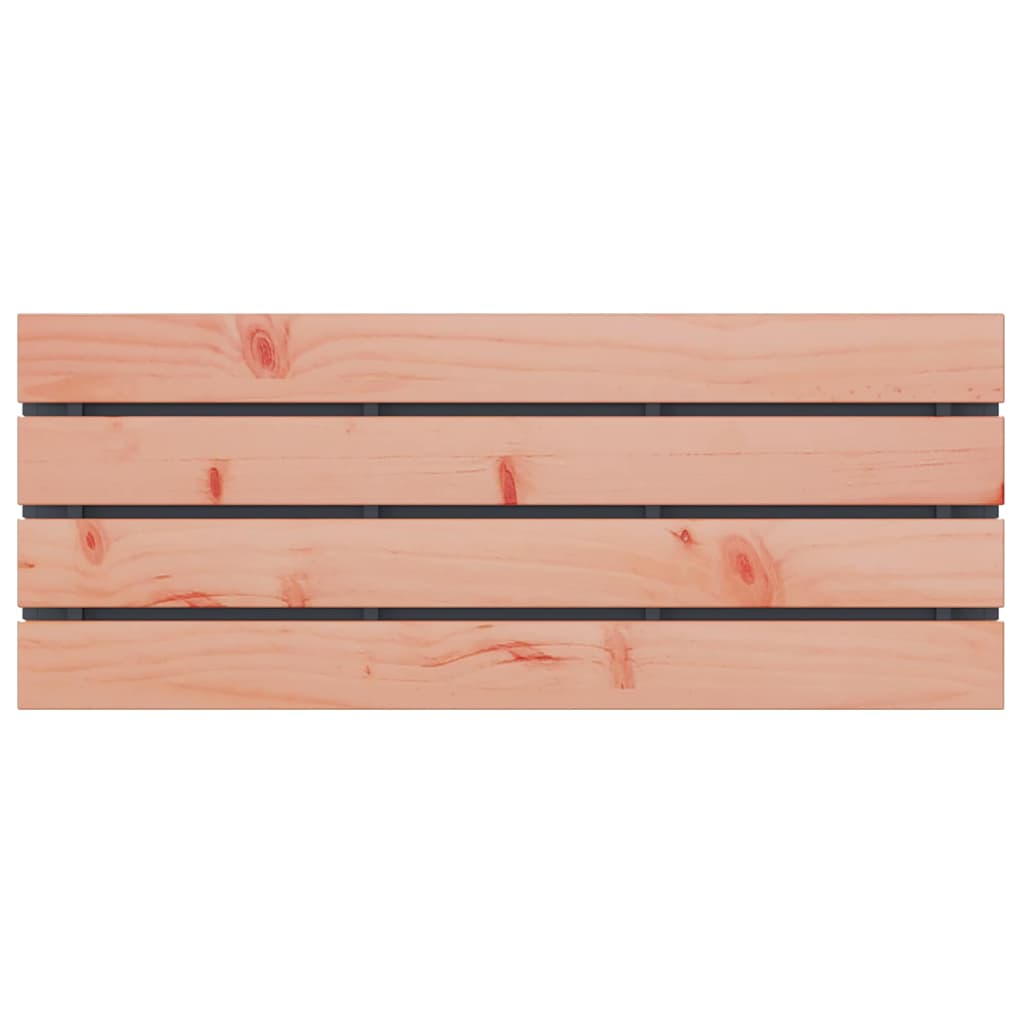 Panchina da giardino Antracite 100 x 40 x 43 cm Acciaio