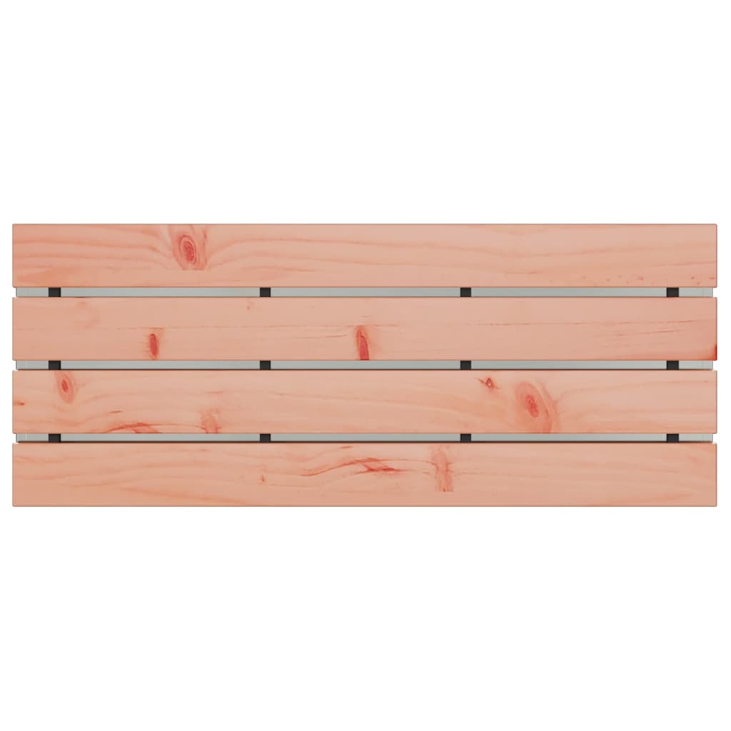 Panchina da giardino Argento 100 x 40 x 43 cm Acciaio zincato