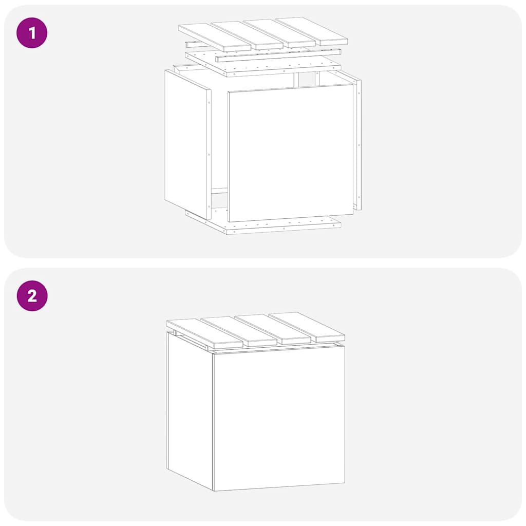 Panchina da giardino Ruggine 40 x 40 x 43 cm acciaio corten