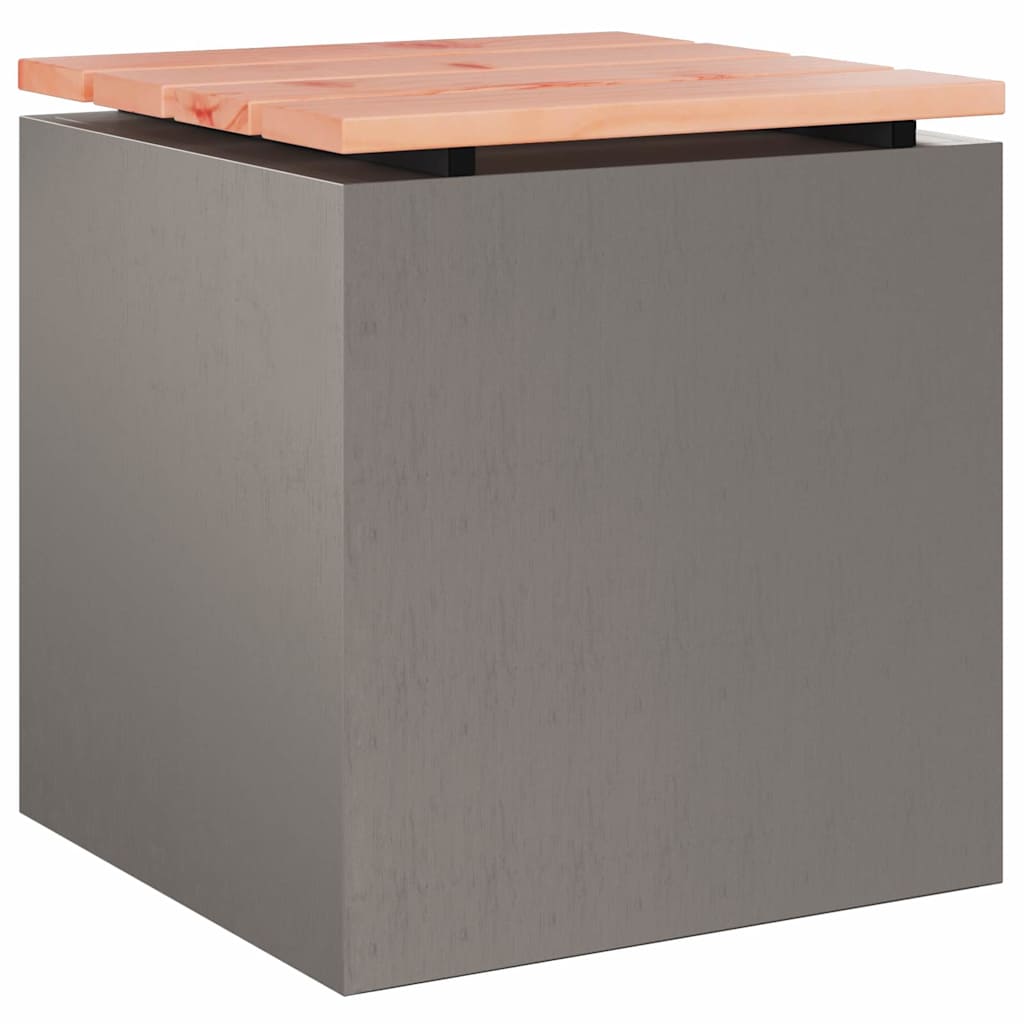 Panchina da giardino Ruggine 40 x 40 x 43 cm acciaio corten