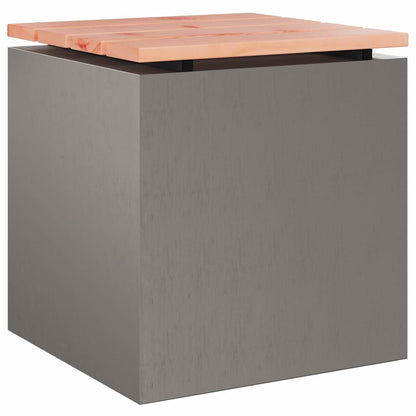 Panchina da giardino Ruggine 40 x 40 x 43 cm acciaio corten