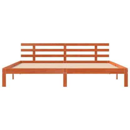 Struttura del letto Marrone cerato 203.5 x 205.5 x 69.5 cm