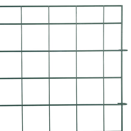 Set di Recinzione per Stagno 5 pcs Verde 100 x 50 cm Acciaio