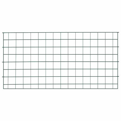 Set di Recinzione per Stagno 5 pcs Verde 100 x 50 cm Acciaio