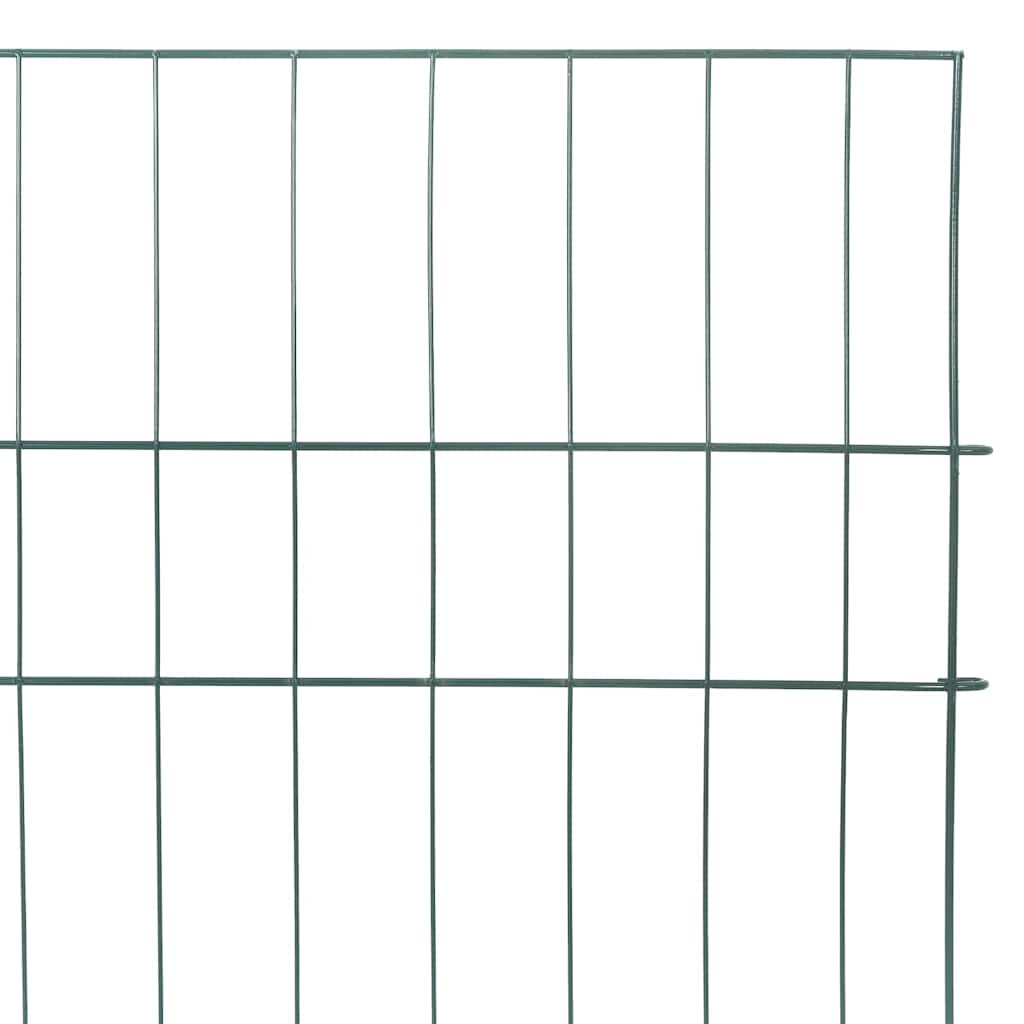 Set di Recinzione per Stagno 5 pcs Verde 100 x 50 cm Acciaio