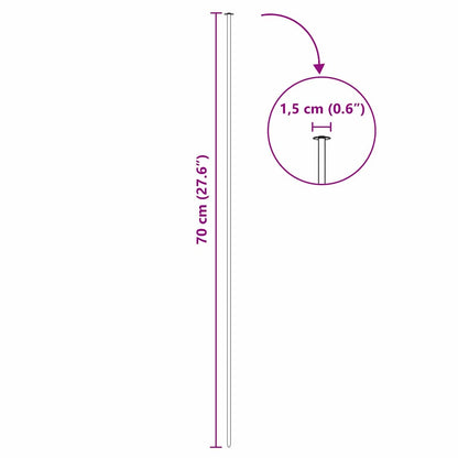 Set di Recinzione per Stagno 5 pcs Verde 100 x 50 cm Acciaio