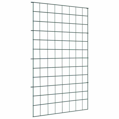 Set di Recinzione per Stagno 8 pcs Verde 50 x 80 cm Acciaio