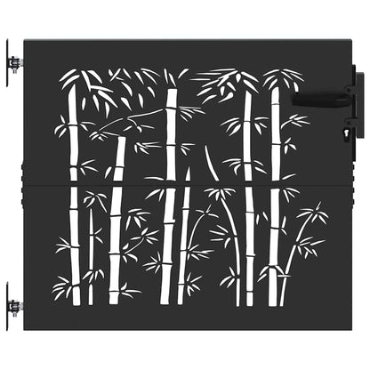 Cancello da giardino 85 x 100 cm Acciaio Verniciato a Polvere | homemem39