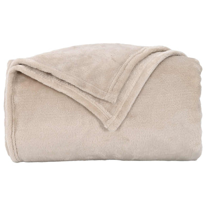 Coperta Beige 220 x 240 cm Panno