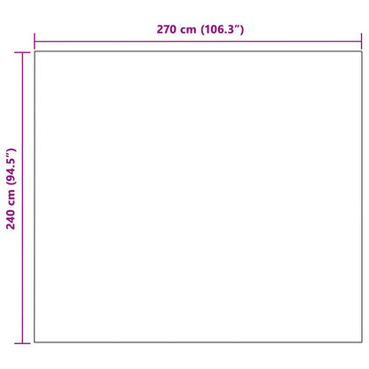 Coperta Nero 240 x 270 cm Panno | homemem39