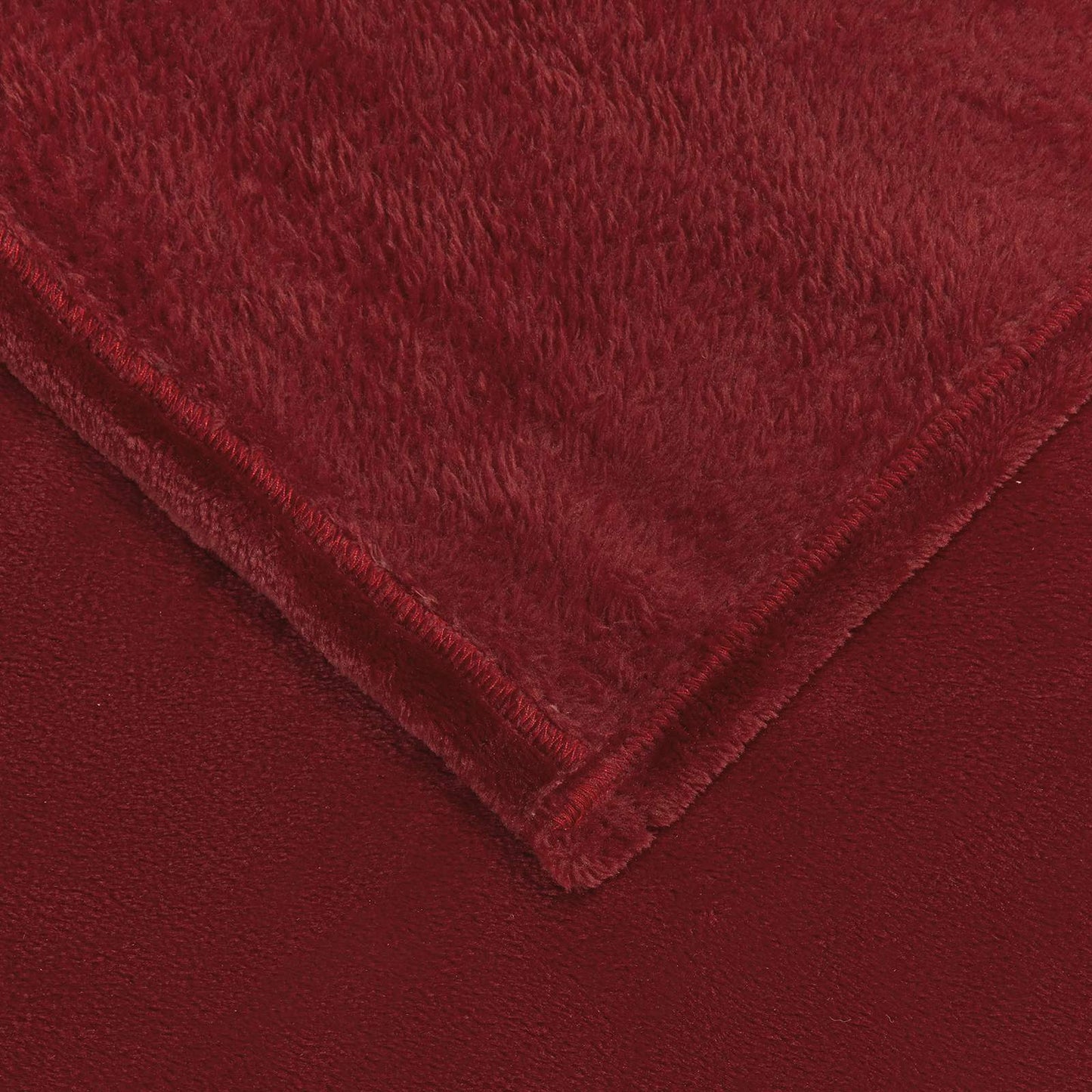 Coperta Rosso Bordeaux 240 x 270 cm Panno