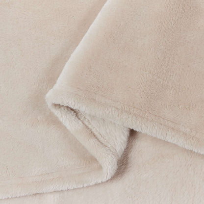 Coperte da Pile 6 pcs Beige 220 x 240 cm Panno