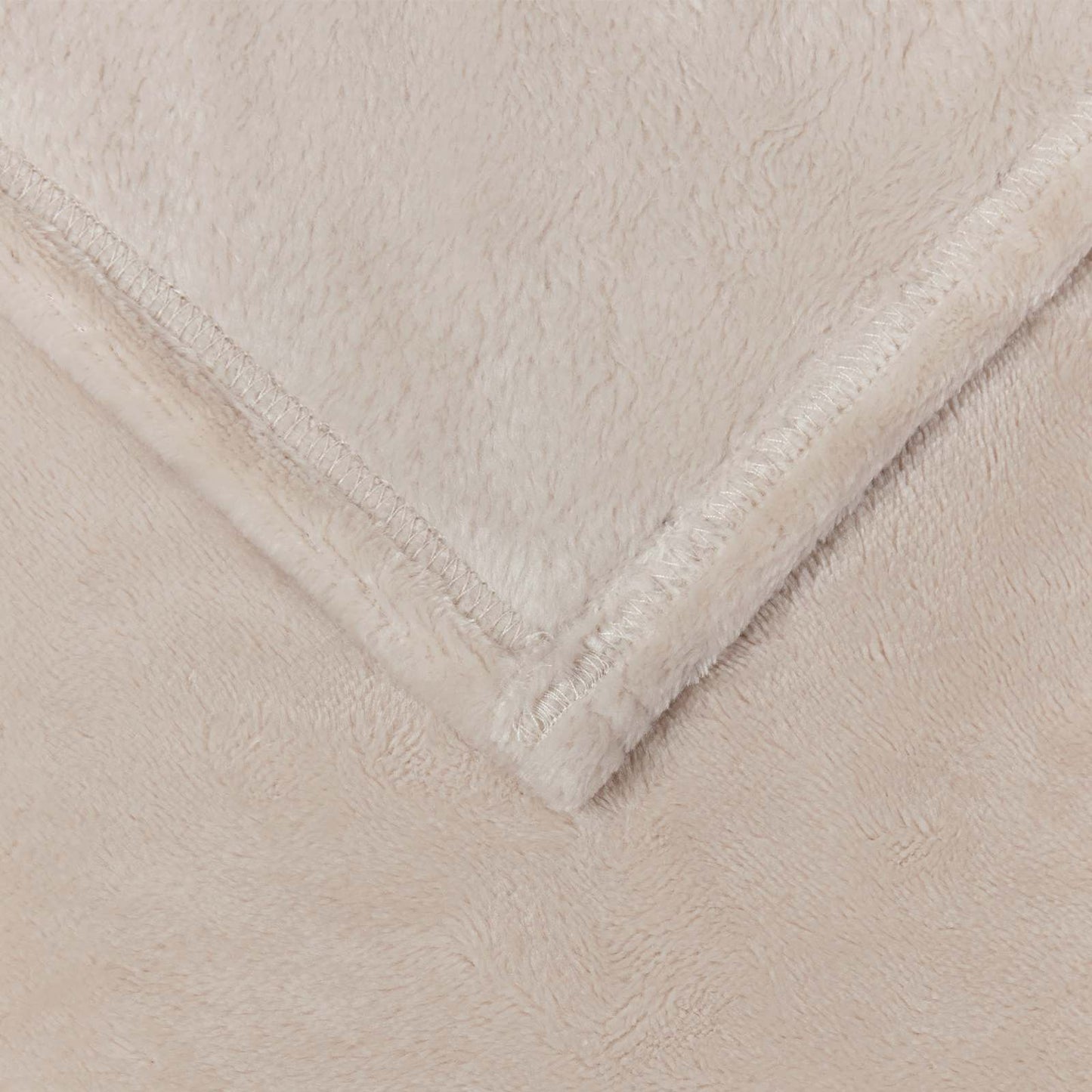 Coperte da Pile 6 pcs Beige 240 x 270 cm Panno | homemem39