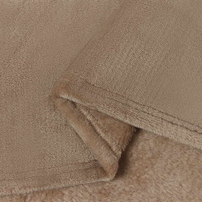 Coperte da Pile 6 pcs Cammello 150 x 200 cm Panno