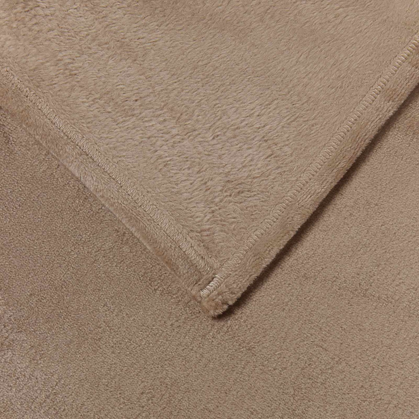 Coperte da Pile 6 pcs Cammello 240 x 270 cm Panno