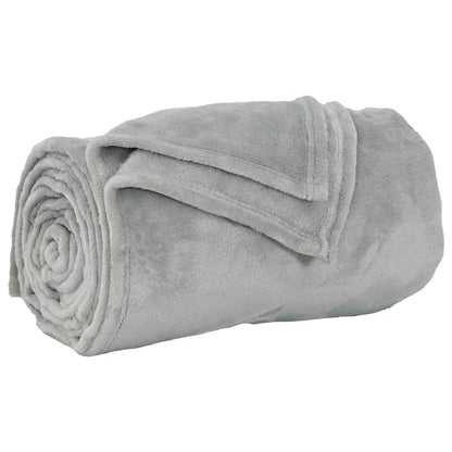 Coperte da Pile 6 pcs Grigio 150 x 200 cm Panno
