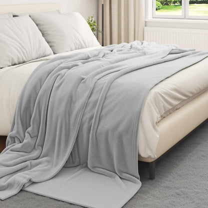 Coperte da Pile 6 pcs Grigio 220 x 240 cm Panno | homemem39