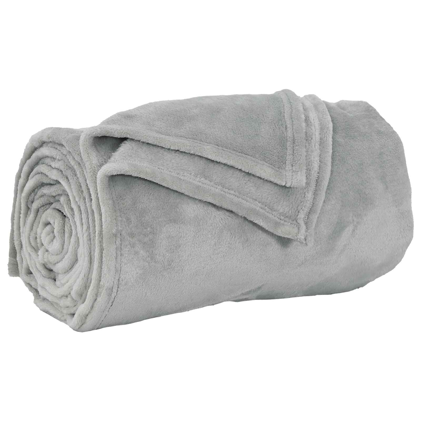 Coperte da Pile 6 pcs Grigio 220 x 240 cm Panno | homemem39