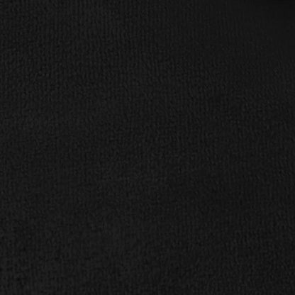 Coperte da Pile 6 pcs Nero 130 x 150 cm Panno