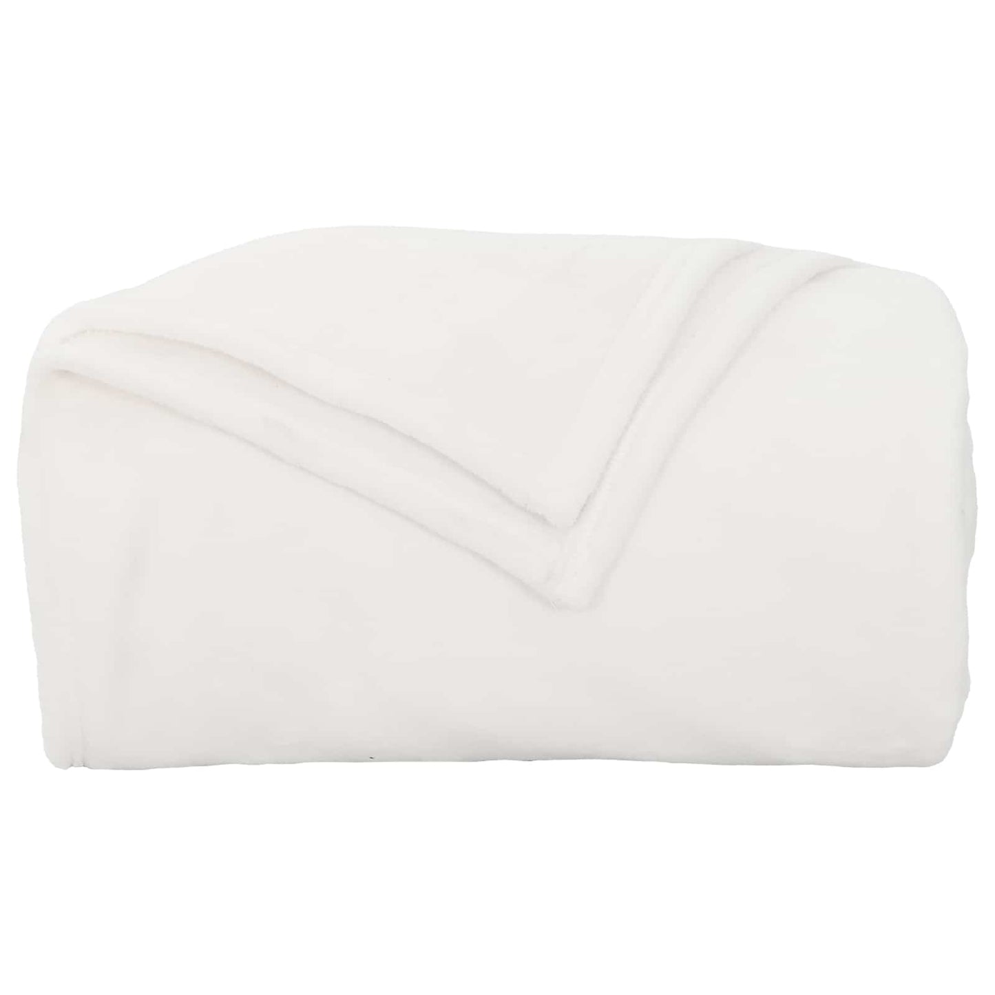 Coperte da Pile 6 pcs Bianco 220 x 240 cm Panno