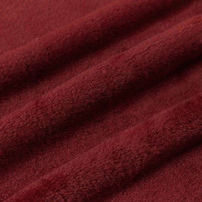 Coperte da Pile 6 pcs Rosso Bordeaux 220 x 240 cm Panno