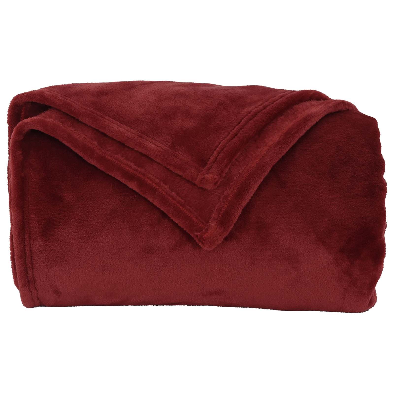 Coperte da Pile 6 pcs Rosso Bordeaux 220 x 240 cm Panno | homemem39