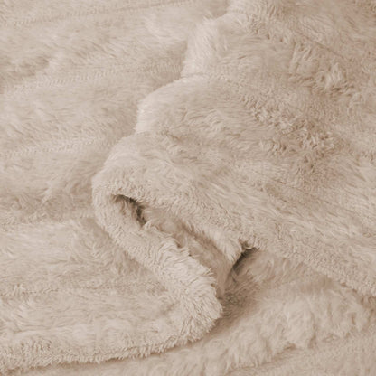 Coperta Beige 200 x 150 cm Panno | homemem39