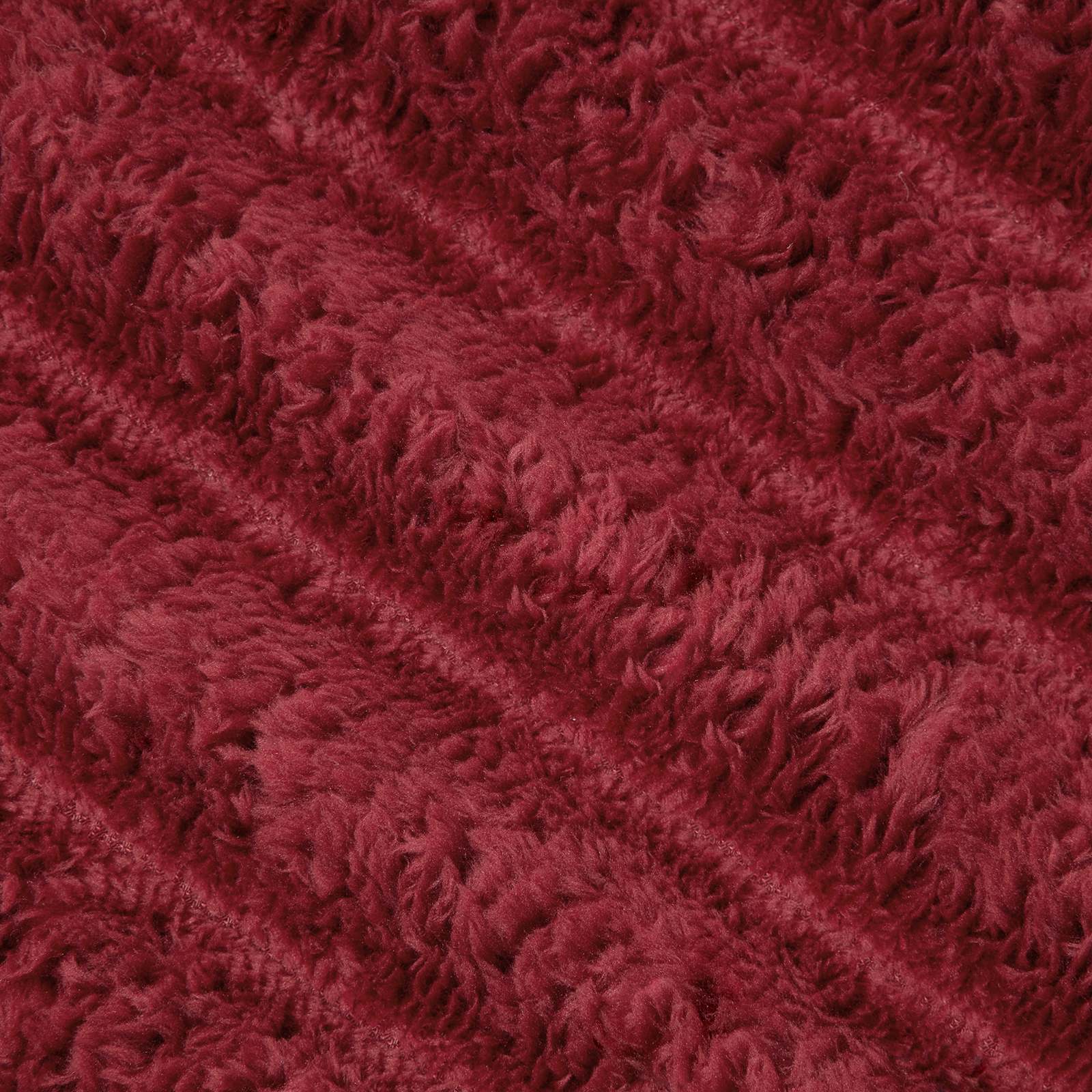 Coperta Rosso Bordeaux 200 x 150 cm Panno | homemem39