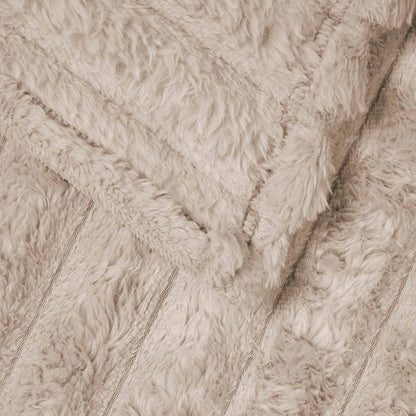 Coperte da Pile 6 pcs Beige 150 x 130 cm Panno | homemem39